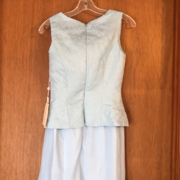 NWT LanTing Bride mother of the groom/ bride dress. Lite blue dress with jacket - Picture 2 of 11